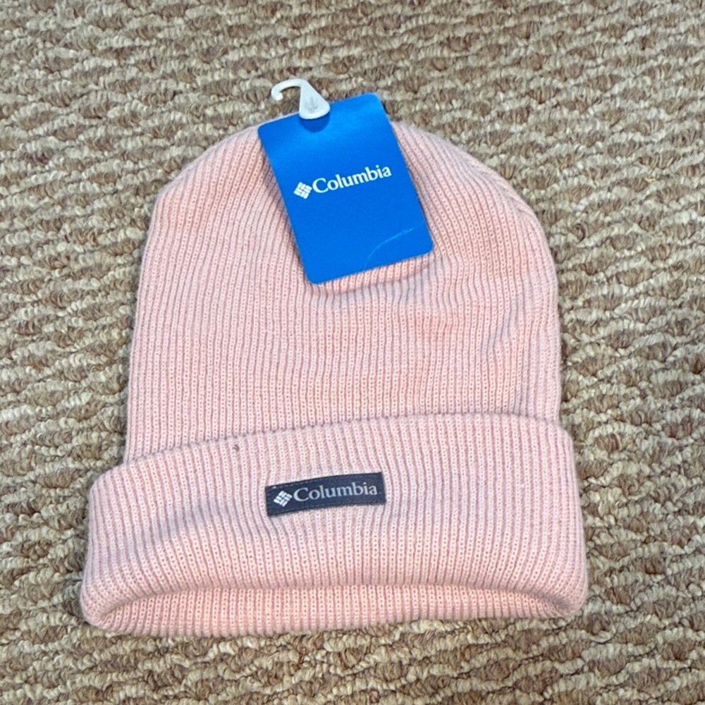 Columbia Light Pink Knit Hat